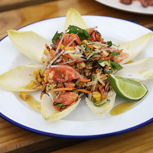 Chicken or Lentil San Choy Bow