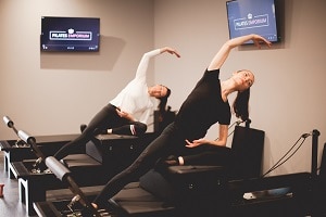 Pilates workouts for core strength , balance, posture and flexibility